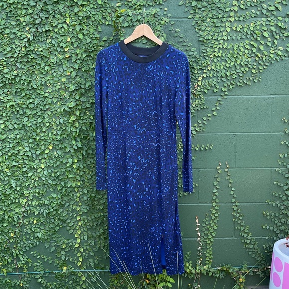 NWT | Baum und Pferdgarten | Jaida Blue Leopard Dress | Size M - Picture 4 of 10
